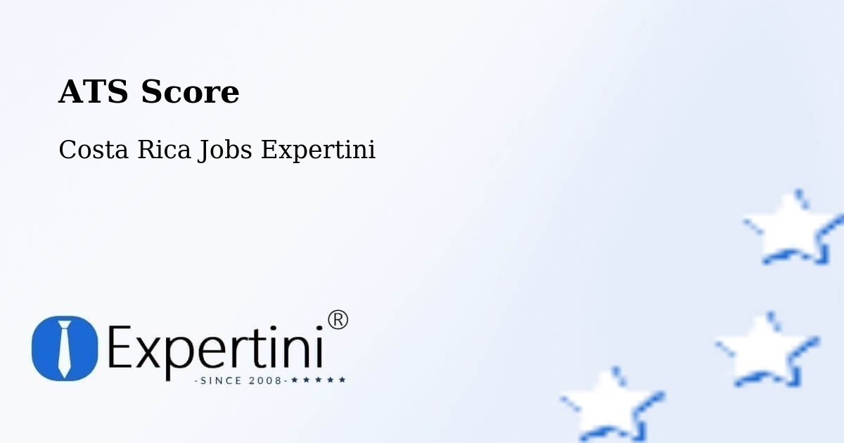 Resume ATS Score & Job Description Match Tool – Pacayas - Costa Rica Jobs Expertini
